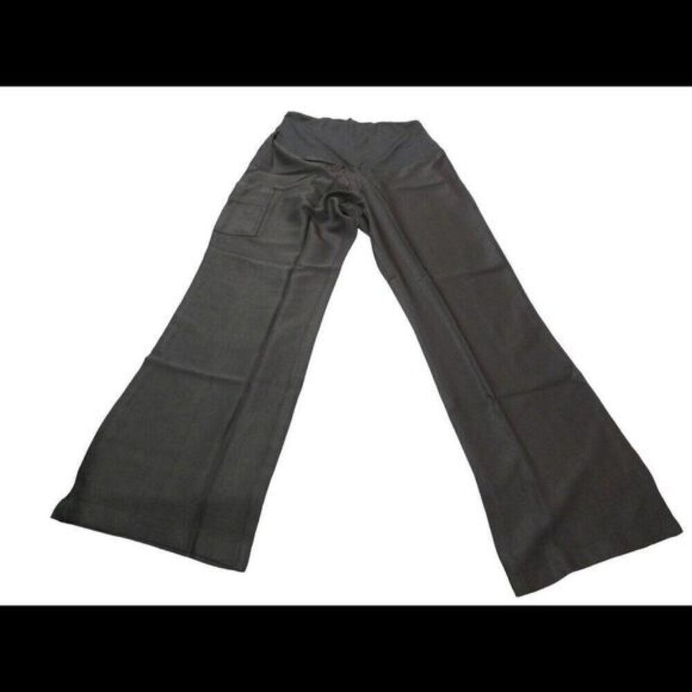 Wonder Wink Womens Maternity Uniform Black Scrub Pants Nurse Work Wear Size S​​​
